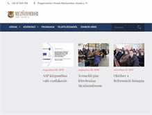 Tablet Screenshot of mezozombor.hu